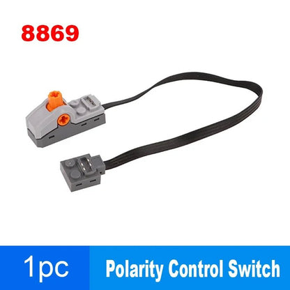 PF 8869 Polarity Control Switch - MOC Power Functions Reversing Switch Compatible for 8870 LED Lights Motors - Avero