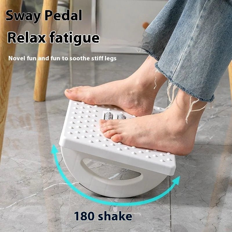 Portability Foot Rest Under Desk Footrest Ergonomic Foot Stool With Massage Rollers Foot Rest For Home Office Work Fast Ship - Avero