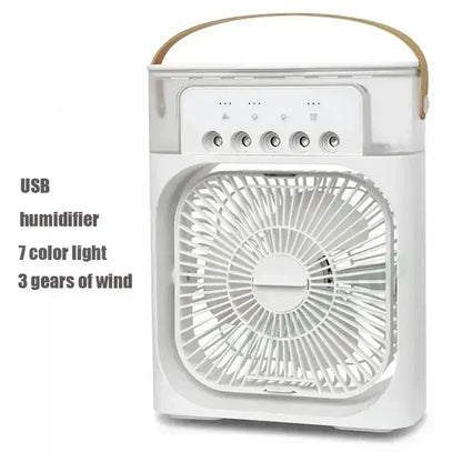 Portable 3 In 1 Fan AIr Conditioner Household Small Air Cooler LED Night Lights Humidifier Air Adjustment Home Fans Dropshipping - Avero