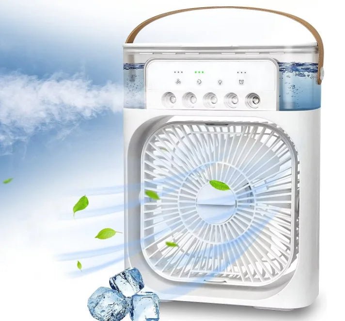 Portable 3 In 1 Fan AIr Conditioner Household Small Air Cooler LED Night Lights Humidifier Air Adjustment Home Fans Dropshipping - Avero