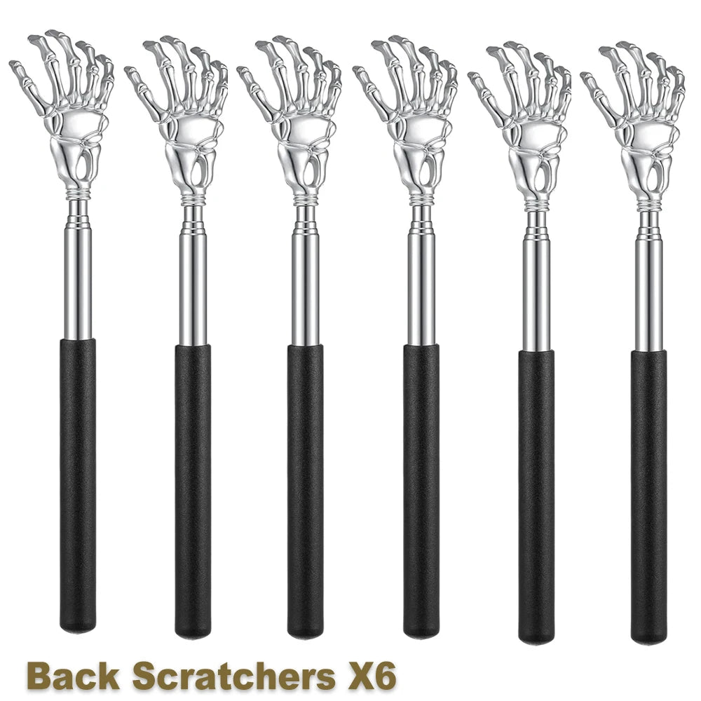 Portable Extendable Back Scratcher Stainless Steel Telescoping Back Scratcher for Both Human and Pets Extendable Back Massager - Avero