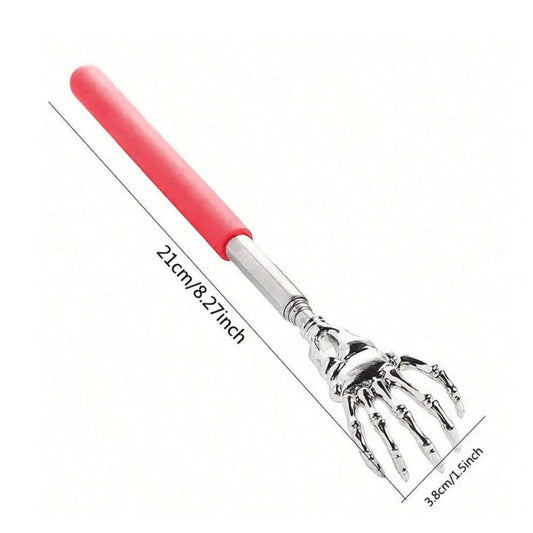 Portable Extendable Back Scratcher Stainless Steel Telescoping Back Scratcher for Both Human and Pets Extendable Back Massager - Avero
