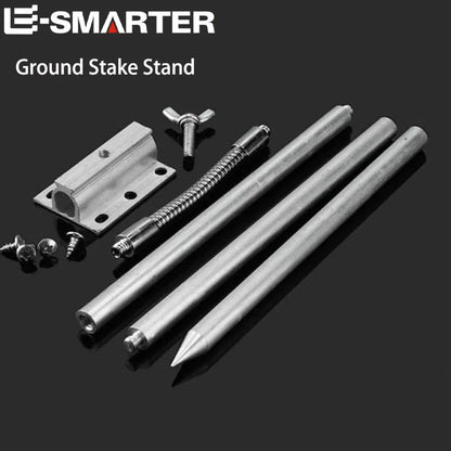 Portable Lantern Stand Outdoor Night Fishing Light Bracket Camping Lamp Tripod/Ground - Mounted/Fishing Box/Chair Gear Accessories - Avero