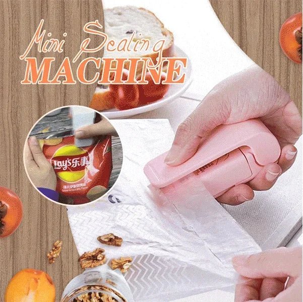 Portable Mini Sealer Home Heat Bag Plastic Food Snacks Bag Sealing Machine Food Packaging Kitchen Storage Bag Clips Wholesale - Avero