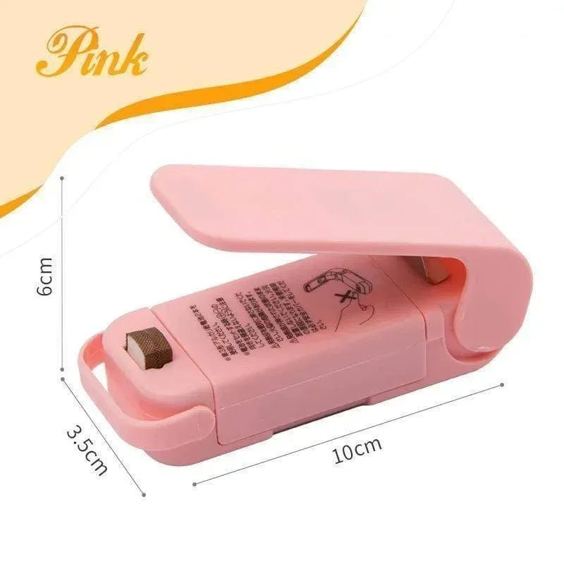 Portable Mini Sealer Home Heat Bag Plastic Food Snacks Bag Sealing Machine Food Packaging Kitchen Storage Bag Clips Wholesale - Avero