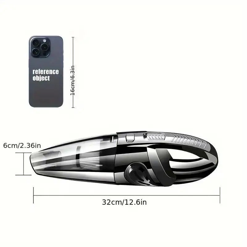 Portable Wireless Vacuum Cleaner Powerful Suction Rechargeable Handheld Vacuum Cleaner Quick Charge for Car Home Pet Hair - Avero