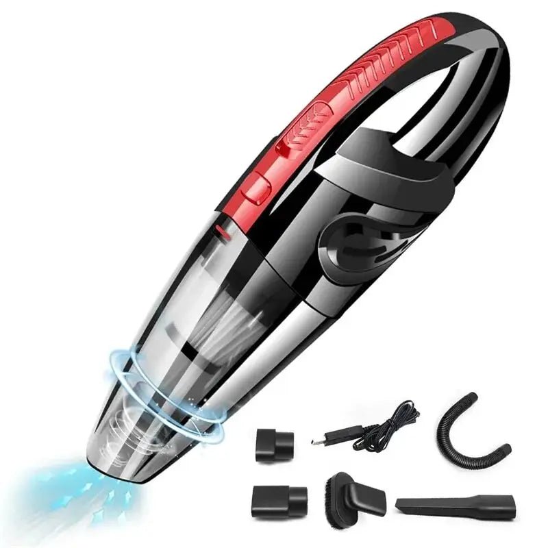 Portable Wireless Vacuum Cleaner Powerful Suction Rechargeable Handheld Vacuum Cleaner Quick Charge for Car Home Pet Hair - Avero