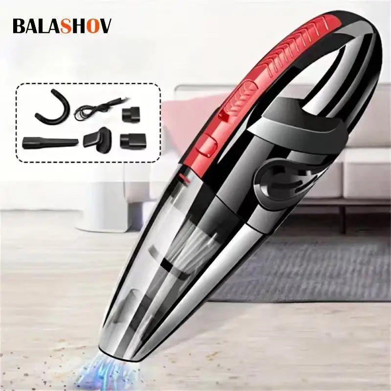 Portable Wireless Vacuum Cleaner Powerful Suction Rechargeable Handheld Vacuum Cleaner Quick Charge for Car Home Pet Hair - Avero