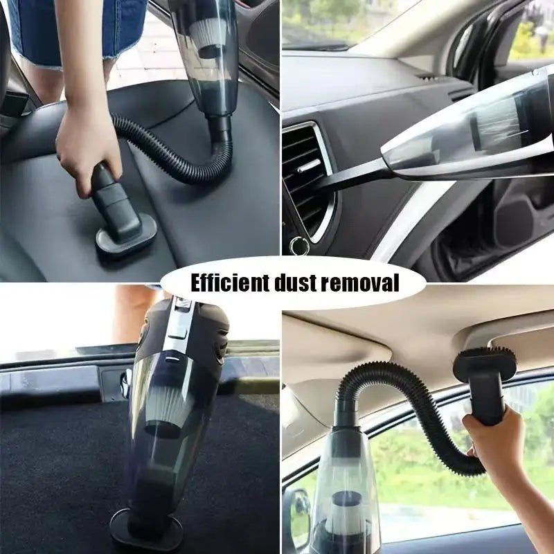Portable Wireless Vacuum Cleaner Powerful Suction Rechargeable Handheld Vacuum Cleaner Quick Charge for Car Home Pet Hair - Avero