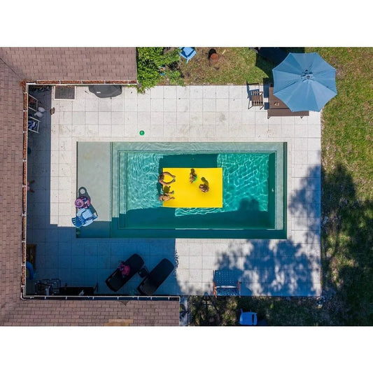 Premium Made in USA Lily Pad (9x6, 12x6 & 18x6 ft) Floating Mat for Lakes and Pools - Great for The Lake, Pool - Avero