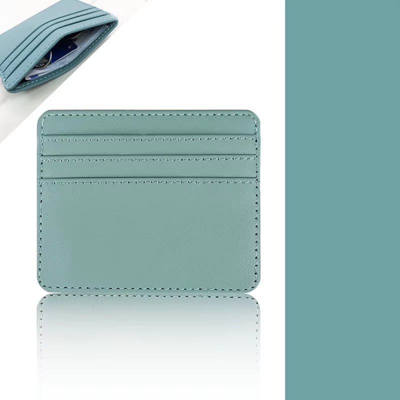 PU Leather ID Card Case - Slim Multi - Slot Holder for Bank/Credit Cards - Avero