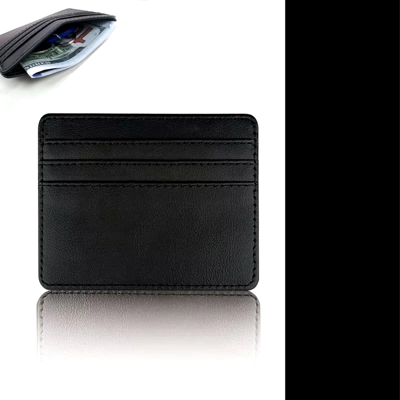 PU Leather ID Card Case - Slim Multi - Slot Holder for Bank/Credit Cards - Avero