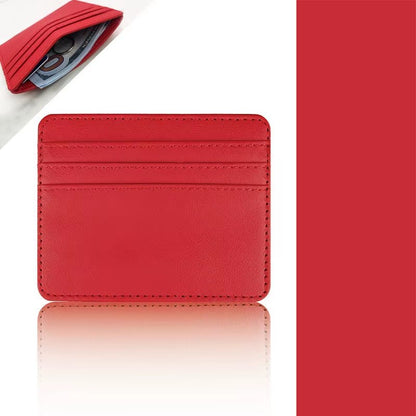 PU Leather ID Card Case - Slim Multi - Slot Holder for Bank/Credit Cards - Avero
