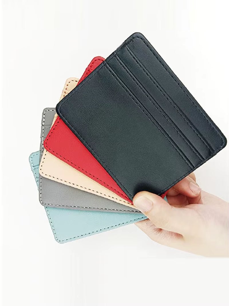 PU Leather ID Card Case - Slim Multi - Slot Holder for Bank/Credit Cards - Avero