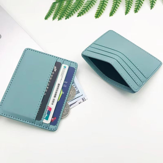 PU Leather ID Card Case - Slim Multi - Slot Holder for Bank/Credit Cards - Avero
