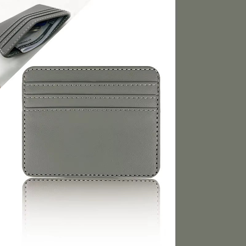 PU Leather ID Card Case - Slim Multi - Slot Holder for Bank/Credit Cards - Avero
