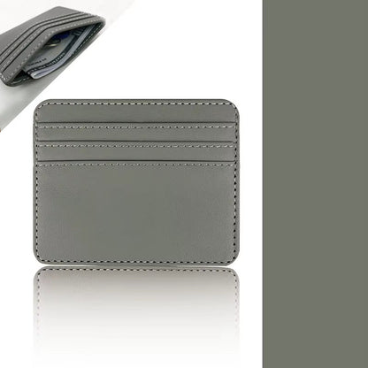 PU Leather ID Card Case - Slim Multi - Slot Holder for Bank/Credit Cards - Avero