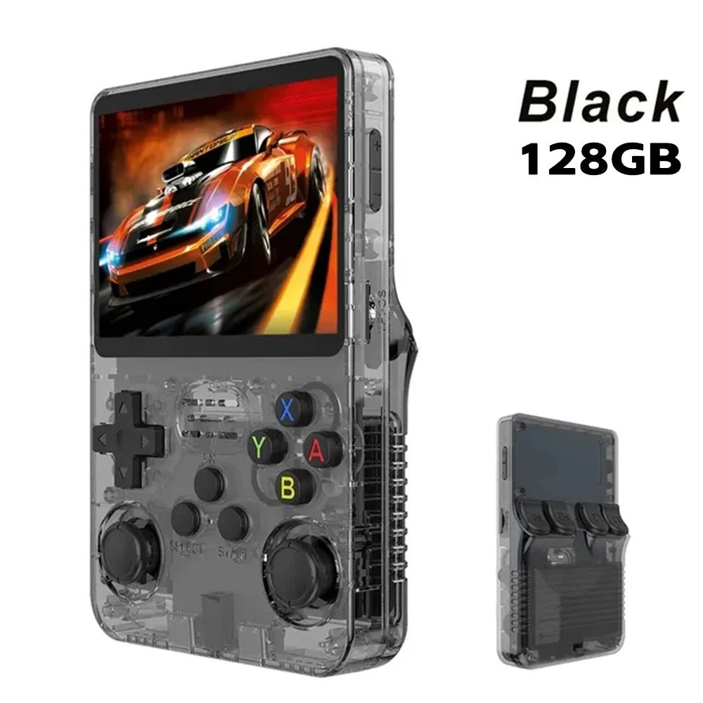 R36S Retro Handheld Video Game Console Linux System 3.5 - inch IPS Screen Mini Portable Handheld Video Player 64GB 15000 Games - Avero
