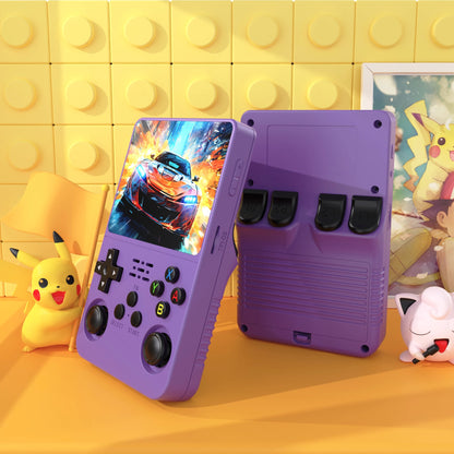 R36S Retro Handheld Video Game Console Linux System 3.5 - inch IPS Screen Mini Portable Handheld Video Player 64GB 15000 Games - Avero