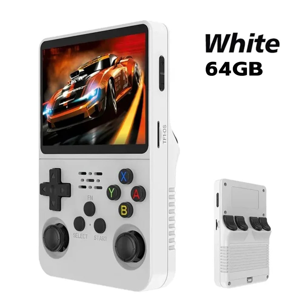 R36S Retro Handheld Video Game Console Linux System 3.5 - inch IPS Screen Mini Portable Handheld Video Player 64GB 15000 Games - Avero