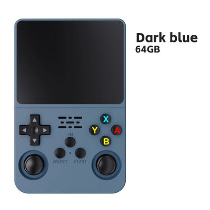 R36S Retro Handheld Video Game Console Linux System 3.5 - inch IPS Screen Mini Portable Handheld Video Player 64GB 15000 Games - Avero