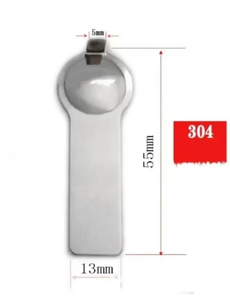 RAKOL Classic Stainless Steel Pendant Italian Chain Link Men Women Suitable For 9mm Bracelet Making DIY Steel Module Tools - Avero