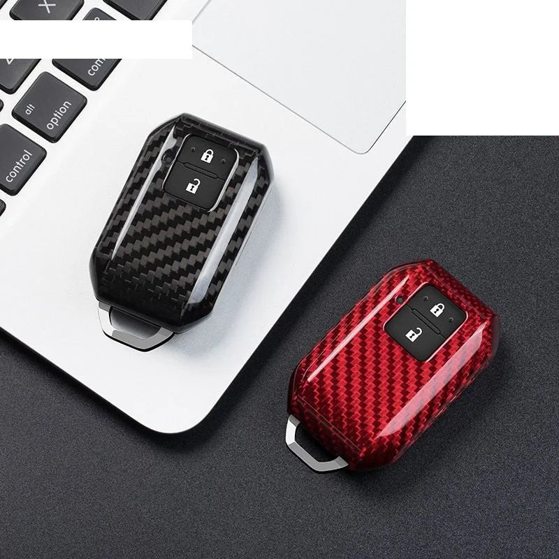 Real Carbon fiber Car Remote key Fob case key Cover for suzuki swift 2017 2019 2020 wagon R monopoly keyless holder protection - Avero