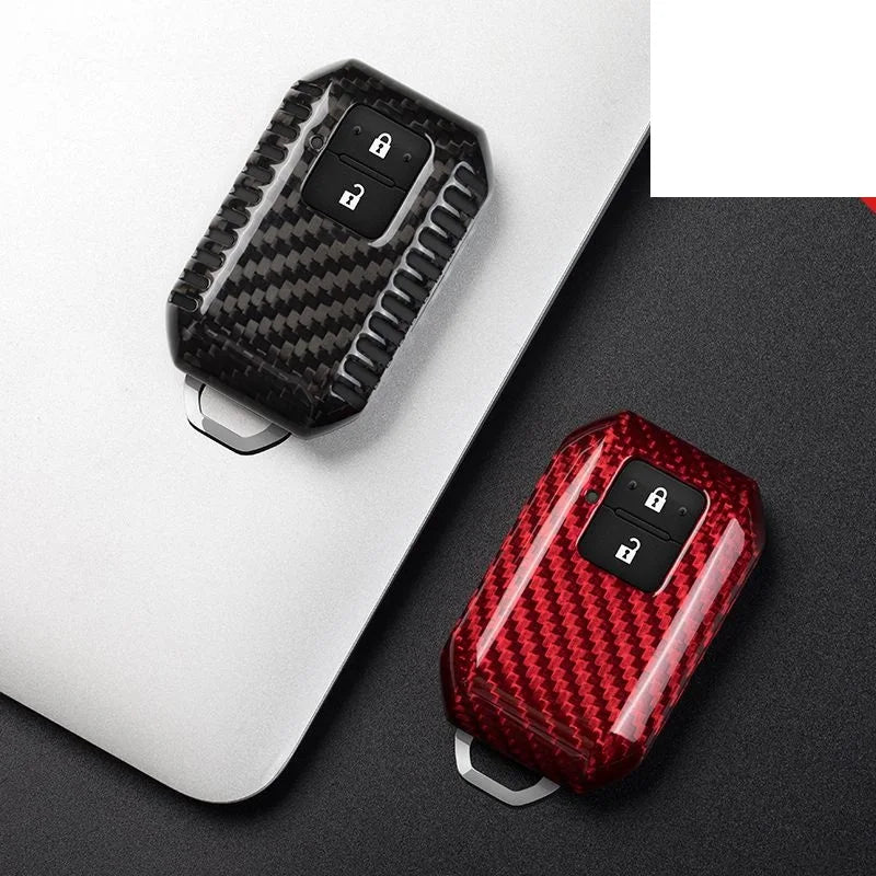 Real Carbon fiber Car Remote key Fob case key Cover for suzuki swift 2017 2019 2020 wagon R monopoly keyless holder protection - Avero