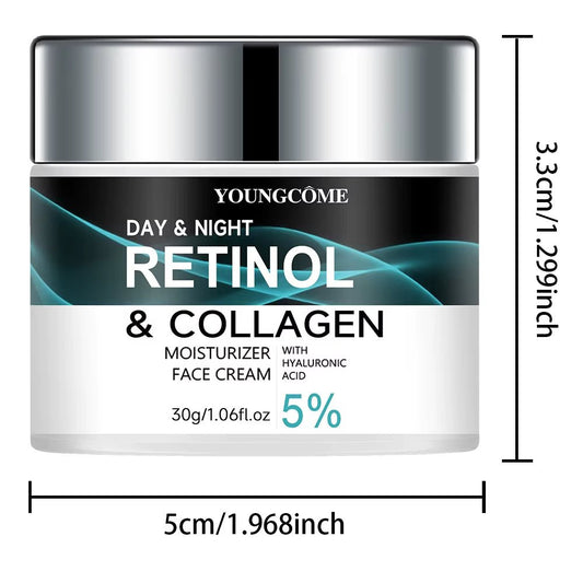 Retinol Collagen Moisturizing Cream Promotes Skin Elasticity and Luster Nourishing Brightening Improve Skin Texture - Avero