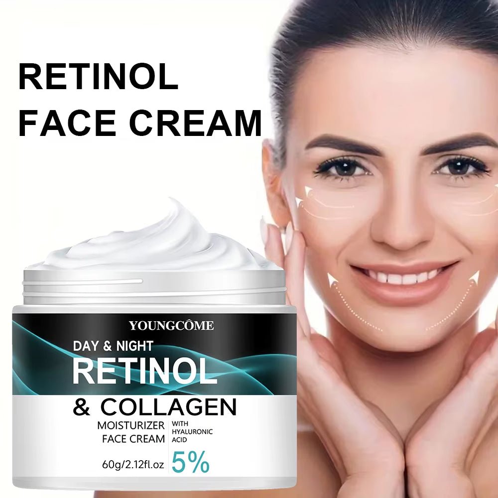 Retinol Collagen Moisturizing Cream Promotes Skin Elasticity and Luster Nourishing Brightening Improve Skin Texture - Avero
