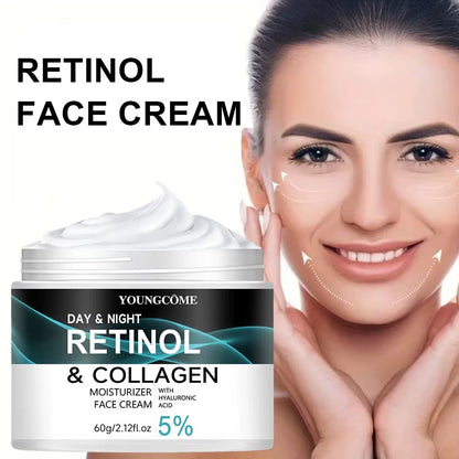 Retinol Collagen Moisturizing Cream Promotes Skin Elasticity and Luster Nourishing Brightening Improve Skin Texture - Avero