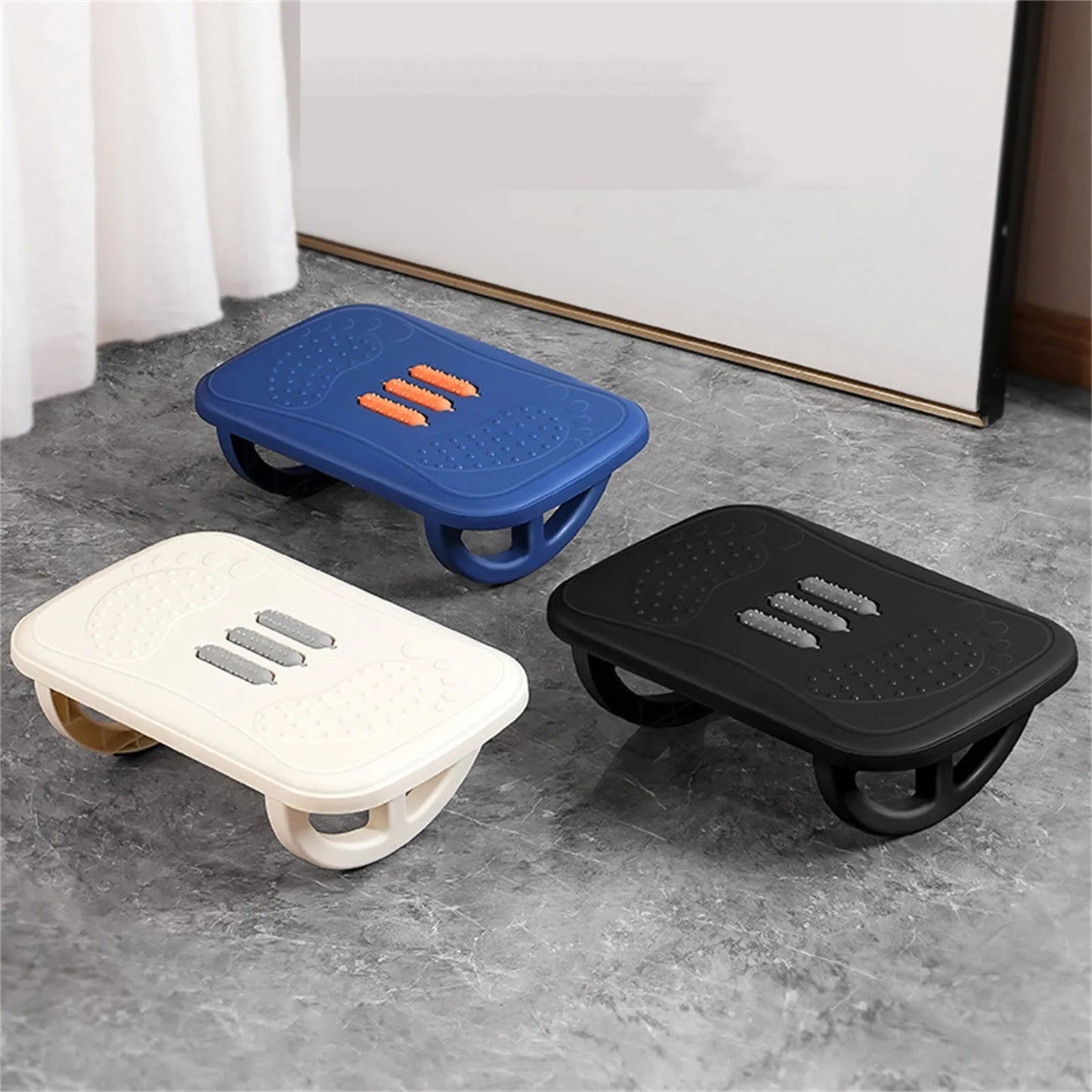 Rocking Footrest for under Desk Ergonomic Desk Leg Rest Rocker Balance Board Comfortable Foot Stool for Desk Home Office - Avero