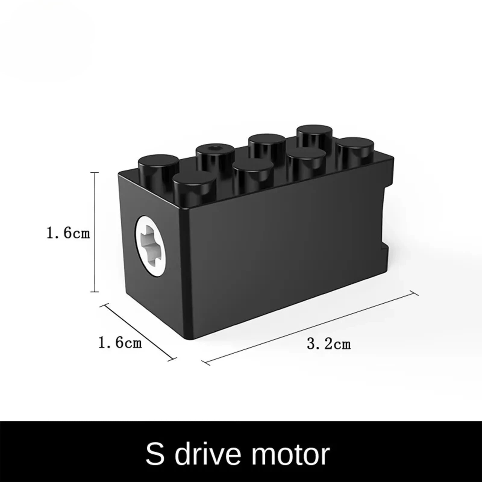 S Drive Motor Power Pack Modified Slow Speed Torque MOC Technical Power Functions Building Block Engine Compatible with Legoeds - Avero