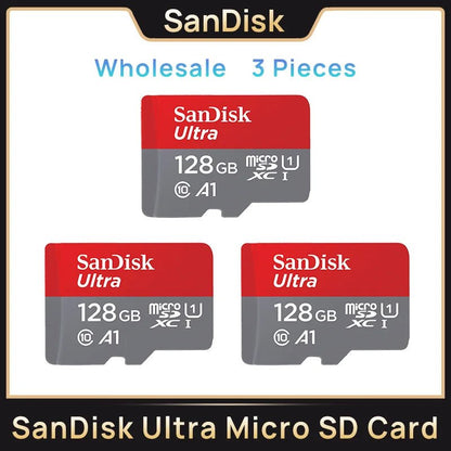 SanDisk Micro SD Memory Ultra TF Flash Card A1 V10 C10 U1 32GB 64G 128G 256G for Camera Phone Nintendo Switch Tablet Drone - Avero