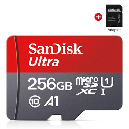 SanDisk Micro SD Memory Ultra TF Flash Card A1 V10 C10 U1 32GB 64G 128G 256G for Camera Phone Nintendo Switch Tablet Drone - Avero