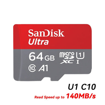 SanDisk Micro SD Memory Ultra TF Flash Card A1 V10 C10 U1 32GB 64G 128G 256G for Camera Phone Nintendo Switch Tablet Drone - Avero