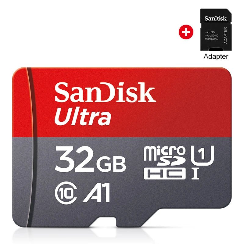 SanDisk Micro SD Memory Ultra TF Flash Card A1 V10 C10 U1 32GB 64G 128G 256G for Camera Phone Nintendo Switch Tablet Drone - Avero