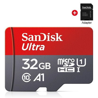 SanDisk Micro SD Memory Ultra TF Flash Card A1 V10 C10 U1 32GB 64G 128G 256G for Camera Phone Nintendo Switch Tablet Drone - Avero