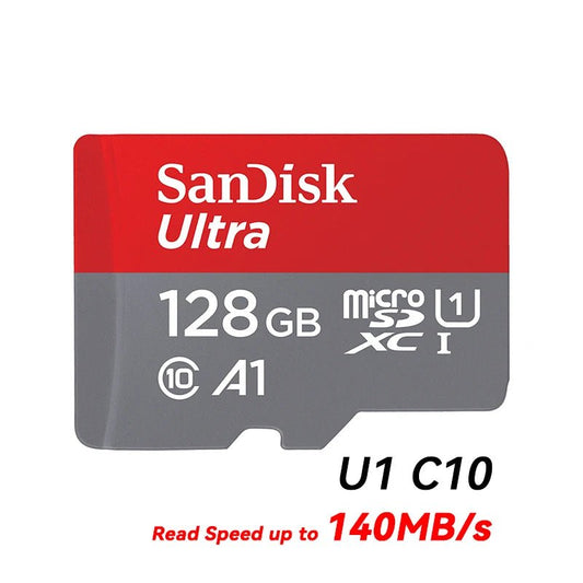 SanDisk Micro SD Memory Ultra TF Flash Card A1 V10 C10 U1 32GB 64G 128G 256G for Camera Phone Nintendo Switch Tablet Drone - Avero