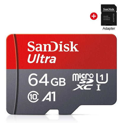 SanDisk Micro SD Memory Ultra TF Flash Card A1 V10 C10 U1 32GB 64G 128G 256G for Camera Phone Nintendo Switch Tablet Drone - Avero