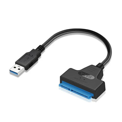 SATA to USB 3.0 Cable, USB 3.0 to SATA Adapter, Compatible with 2.5" SATA III HDD&SSD Hard Disk Driver - Avero