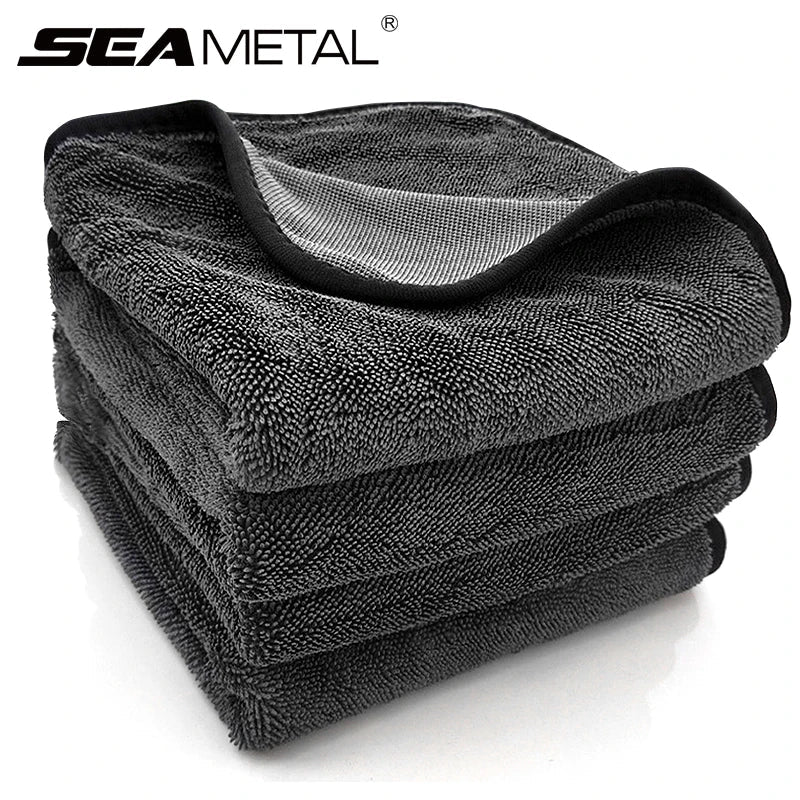 SEAMETAL 600GSM Premium Towels Car Care Wash Towel Ultra - Absorbent Drying Cloth Microfiber Car Cleaning Towel for Detailing Care - Avero