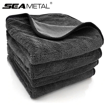 SEAMETAL 600GSM Premium Towels Car Care Wash Towel Ultra - Absorbent Drying Cloth Microfiber Car Cleaning Towel for Detailing Care - Avero