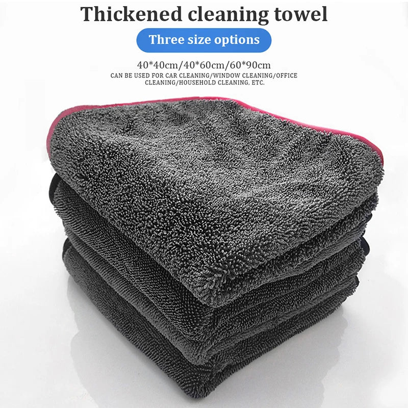 SEAMETAL 600GSM Premium Towels Car Care Wash Towel Ultra - Absorbent Drying Cloth Microfiber Car Cleaning Towel for Detailing Care - Avero