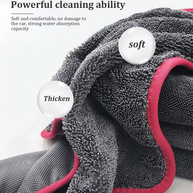 SEAMETAL 600GSM Premium Towels Car Care Wash Towel Ultra - Absorbent Drying Cloth Microfiber Car Cleaning Towel for Detailing Care - Avero