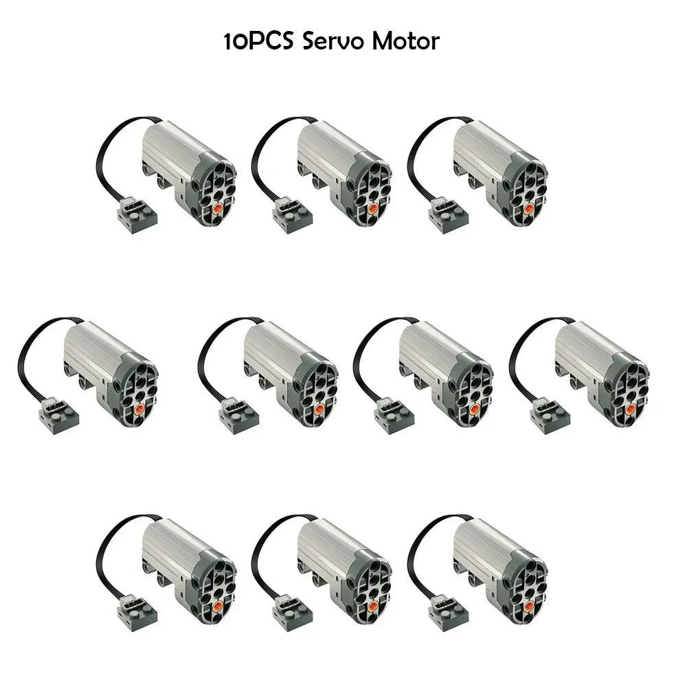Servo steering motor Power 88004 Functions Technical Parts Compatible with legoeds Building Blocks MOC Brick Power Up Car Truck - Avero