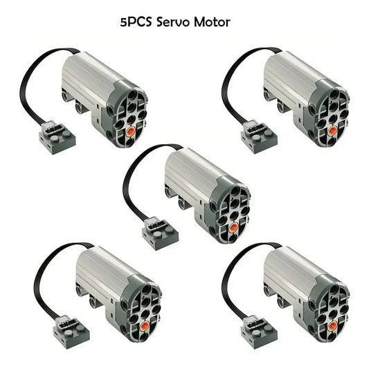 Servo steering motor Power 88004 Functions Technical Parts Compatible with legoeds Building Blocks MOC Brick Power Up Car Truck - Avero