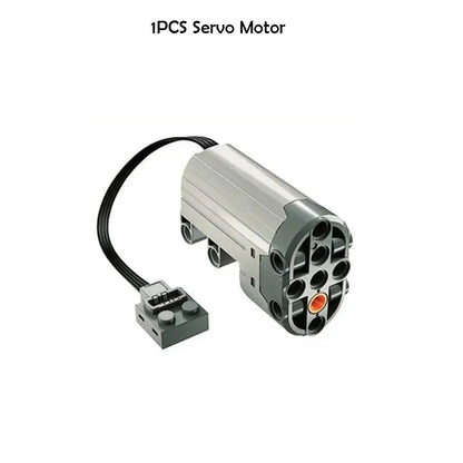 Servo steering motor Power 88004 Functions Technical Parts Compatible with legoeds Building Blocks MOC Brick Power Up Car Truck - Avero