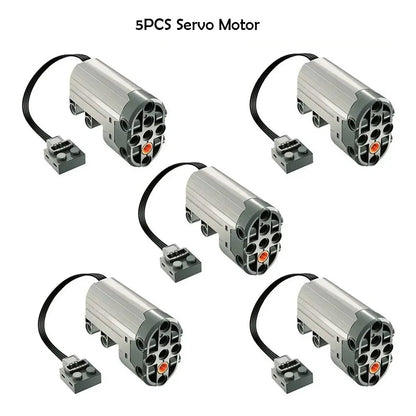 Servo steering motor Power 88004 Functions Technical Parts Compatible with legoeds Building Blocks MOC Brick Power Up Car Truck - Avero