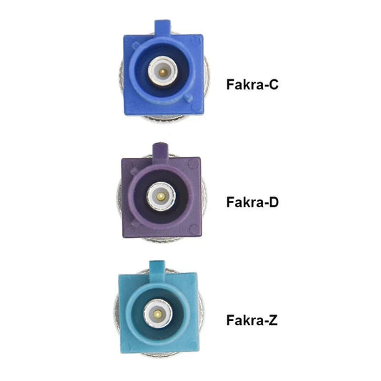 SMA Male to Fakra - Z RF Coaxial Converter Adapter SMB Fakra Z FakraZ Connector General Type 50 Ohm - Avero